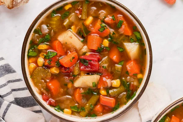 Healthy And Easy Frisch's Vegetable Soup Recipe - Naznin's Kitchen