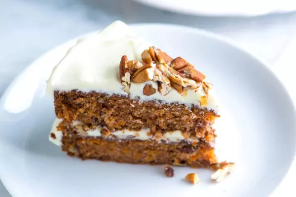 Paris Bistro Cooking Carrot Cake Recipe - Naznin's Kitchen