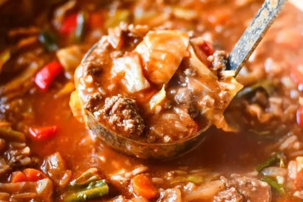 Shoney's Cabbage Beef Soup Recipe