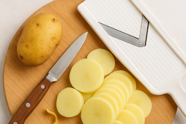 Creamy Scalloped Potatoes Prep The Potatoes For Creamy Scalloped Potatoes